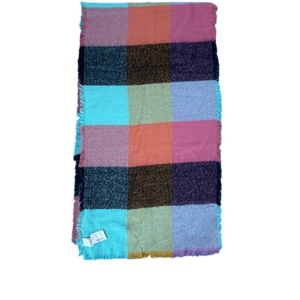 NWT Christopher & Banks Multi Plaid Scarf